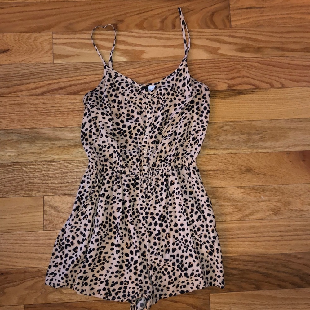 Cheetah romper